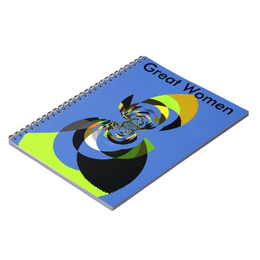 Carnet Art Vector Design pour femme africaine Imprimer (Côté gauche)