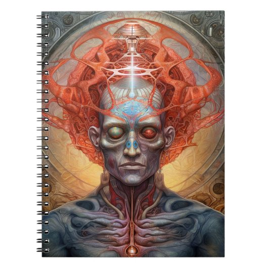 Carnet Art Visionnaire Surreal Man (Devant)