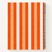 Carnet Art Word personnalisé Pois orange (Dos)