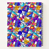 Carnet Articles de jeu pour enfants à monogramme sur moti (Dos)