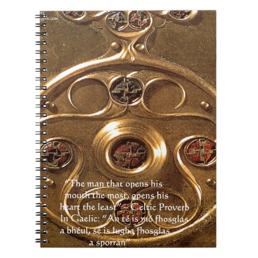 Carnet Artifact Celtique & Proverbe Cadeaux & Cartes (Devant)