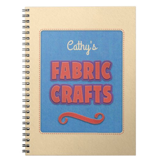 Carnet Artisanat de structure personnalisée (Devant)