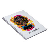 Carnet Artiste Afro femme (Côté Droit)