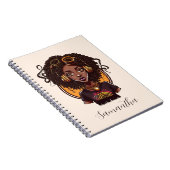 Carnet Artiste Afro femme (Côté Droit)