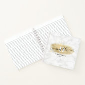 Carnet Artiste de maquillage élégant en marbre parties sc (Intérieur)