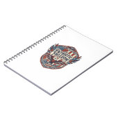 Carnet Artiste de patchwork patriotique (Côté gauche)