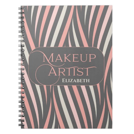 Carnet Artiste maquillage rose fille Professionnel (Devant)