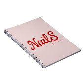 Carnet Artiste moderne du salon à ongles (Côté Droit)