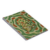 Carnet Artistic Calico Cat Camouflage Abstract Pattern (Côté Droit)
