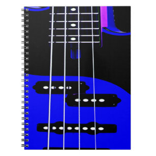 Carnet Artistic Guitar Blue and Black