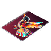 Carnet Artistic hummingbird  (Côté gauche)