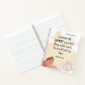 Carnet artistique de versets bibliques personnalis (Intérieur)