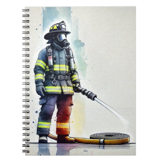 Carnet artistique héroïque des pompiers (Devant)