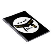 Carnet Arts martiaux - Ceinture noire troisième degré (Côté Droit)