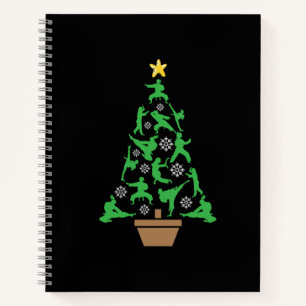 Carnet Arts martiaux féminins - Arbre de Noël de karaté p