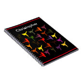 Carnet Arts Martiaux Kick Karate Kids Black Simple Modern (Côté Droit)