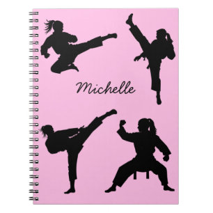 Carnet Arts martiaux personnalisés karaté Taekwondo Comba