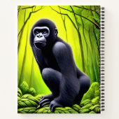 Carnet Artsy Abstrait Jungle Gorilla (Dos)
