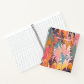 Carnet Artsy coloré Design Abstrait en marbre (Intérieur)