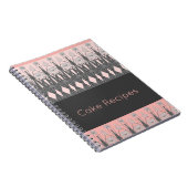 Carnet Artsy Gris Et Rose Clair (Côté Droit)