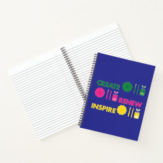 Carnet Artsy Spring Knolling Spiral Notebook