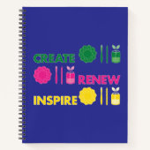 Carnet Artsy Spring Knolling Spiral Notebook (Devant)