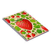 Carnet Artwork de fraises dadaïstes (Côté Droit)