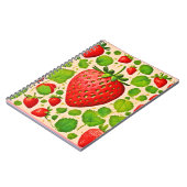Carnet Artwork de fraises dadaïstes (Côté gauche)