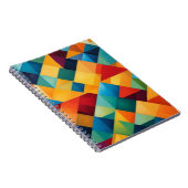 Carnet Artwork géométrique triangulaire dynamique (Côté Droit)