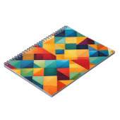 Carnet Artwork géométrique triangulaire dynamique (Côté gauche)