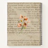 Carnet artwork papier Brown Texte du script de vélo rétro (Dos)