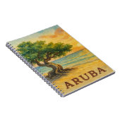 Carnet Aruba Eagle Beach Divi Tree Golden Hour (Côté Droit)