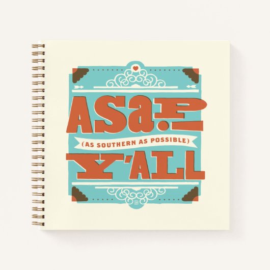 Carnet ASAP | Aussi Au Sud Que Possible Y'ALL (Devant)