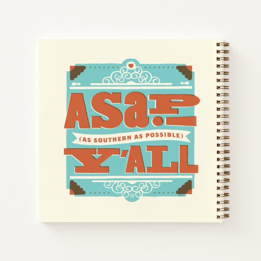Carnet ASAP | Aussi Au Sud Que Possible Y'ALL (Dos)