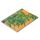 Carnet Ash-tree, green yellow summer greenery floral art (Côté gauche)
