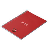 Carnet Ashley Heart Red (Côté gauche)