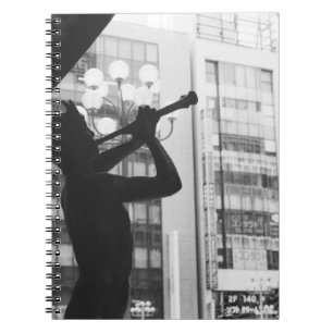 Carnet Asie, Japon, Tokyo. Statue de musique, Shibuyaku
