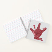 Carnet ASL ILY Design - Love Wounded But Still Strong (Intérieur)