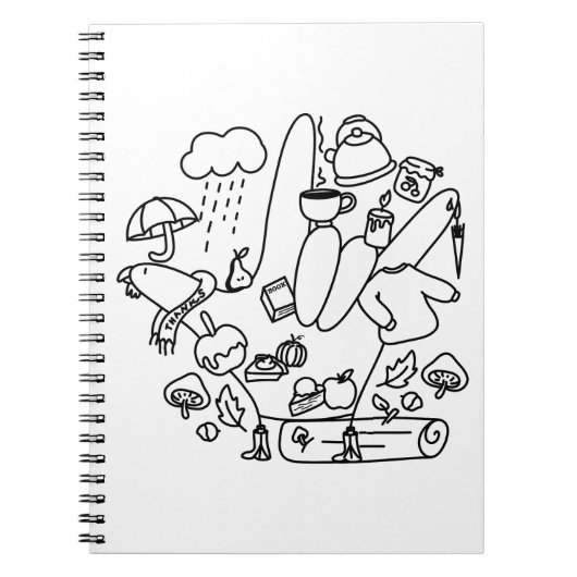 Carnet ASL ILY Thanks – Autumn Vibes  (Devant)