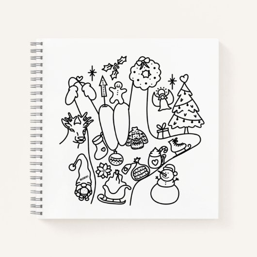 Carnet ASL ILY – Winter Vibes  (Devant)