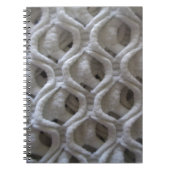 Carnet Aspect Crochet de couleur non blanche (Devant)