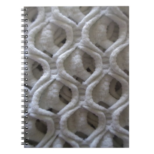 Carnet Aspect Crochet de couleur non blanche (Devant)