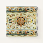 Carnet Aspect tapis oriental dans des couleurs claires (Dos)