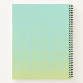 Carnet Aspects positifs Gradient vert Gratitude tendance (Dos)