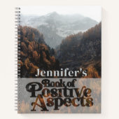 Carnet Aspects positifs Nom Photo Loi de l'attraction Boh (Devant)