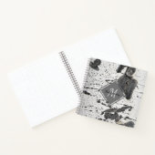 Carnet Aspen rustique écorce Texture Monogramme Nom perso (Intérieur)
