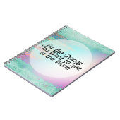 Carnet Assez en pastel soyez la citation inspirée de (Côté gauche)