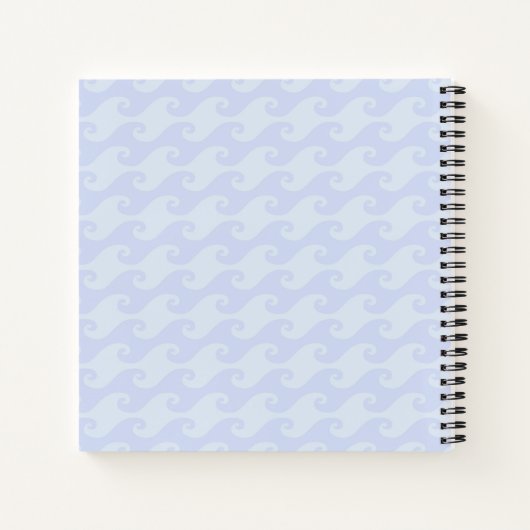 Carnet Assis Mermaid bleu (Dos)