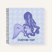 Carnet Assis Mermaid bleu (Devant)