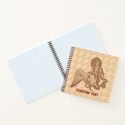 Carnet Assis Sirène Beige (Intérieur)